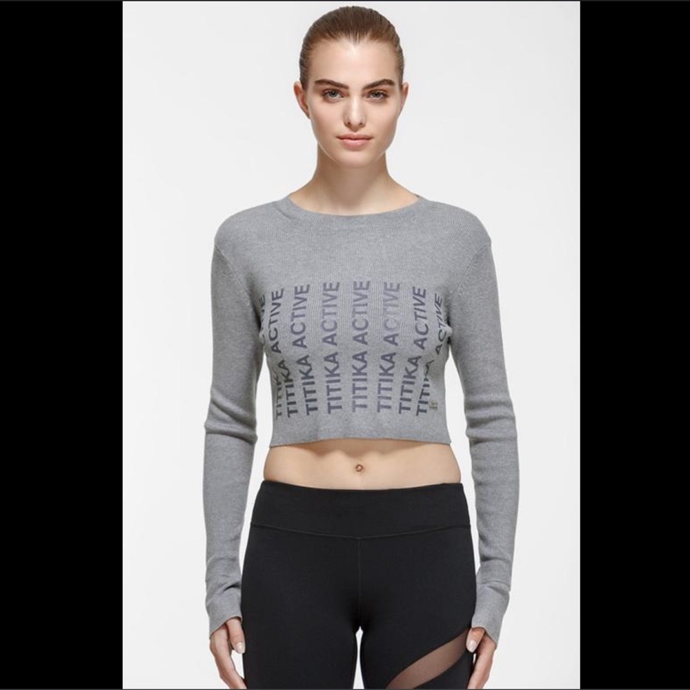🆕 TITIKA Active Couture Avalon‎ Sweater Grey